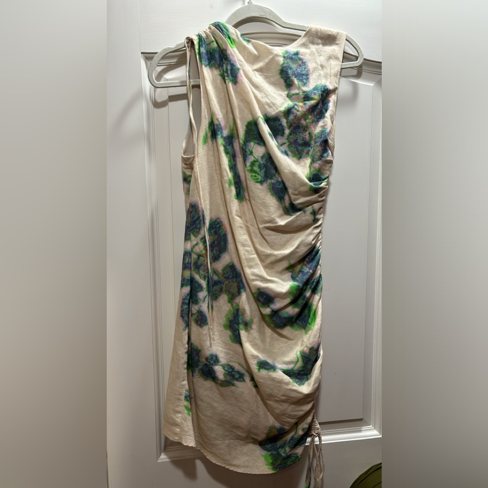 ZARA LINEN DRESS SIZE SMALL